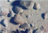 イメージ：通常練りの骨材（砂）の状況